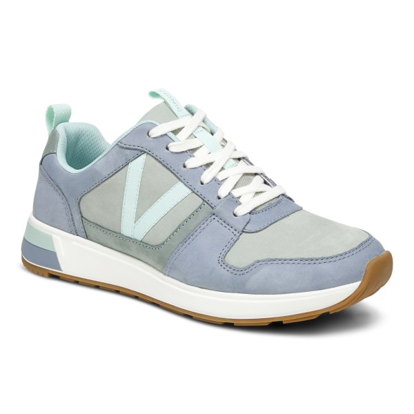 Vionic Trainers Ireland - Rechelle Sneaker Green - Womens Shoes For Sale | LYSTV-0127